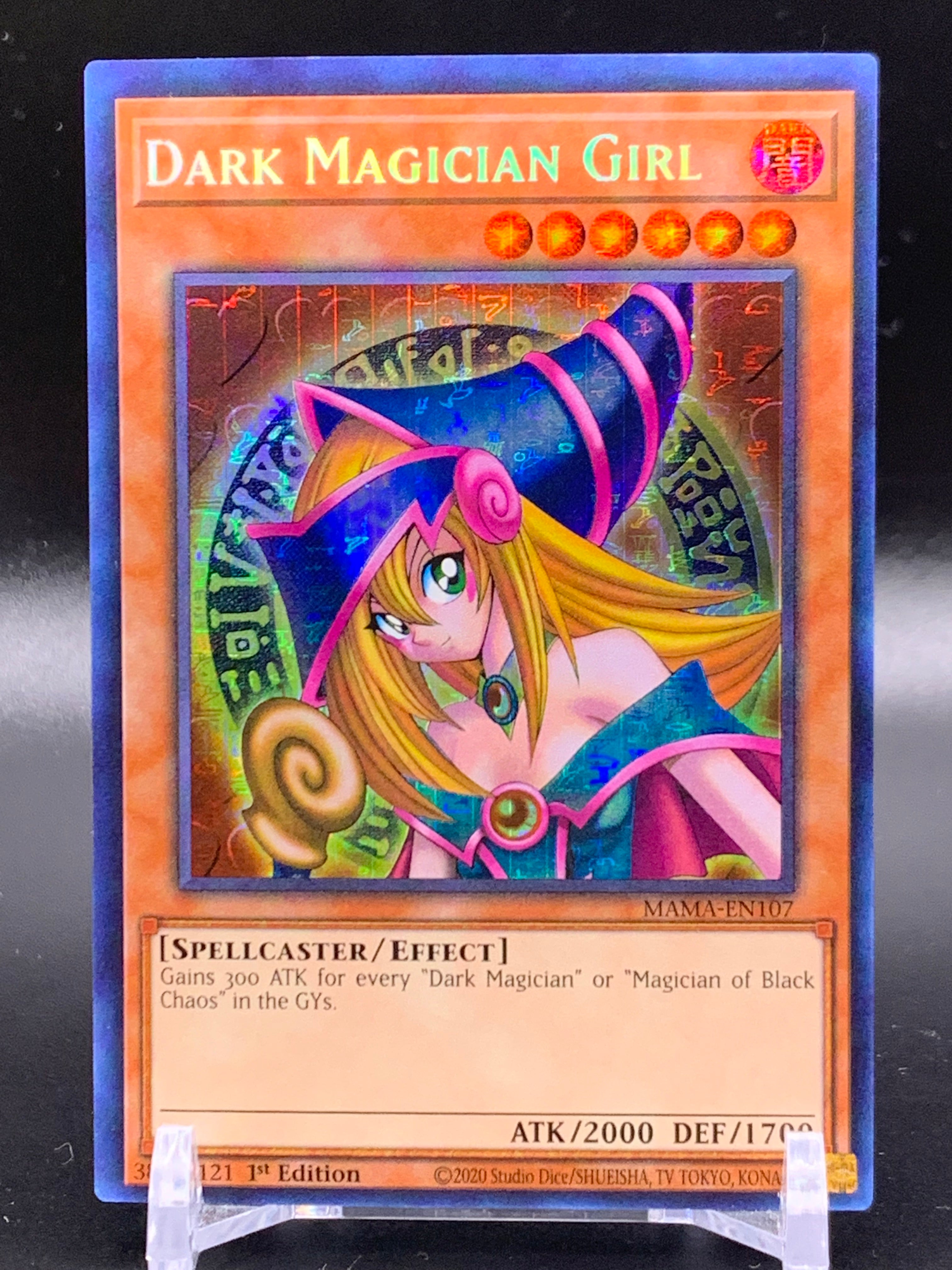 状態A+】ブラック・マジシャン・ガール(DARK MAGICIAN GIRL)～ファラオ 